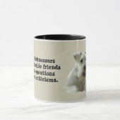 Miniaturschnauzer-Tasse Tasse (Zentrum)