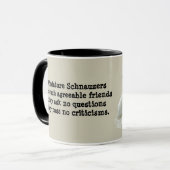 Miniaturschnauzer-Tasse Tasse (Vorderseite Links)