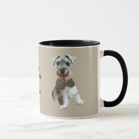 Miniaturschnauzer-Tasse Tasse (Rechts)