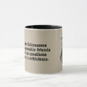 Miniaturschnauzer-Tasse Tasse (Zentrum)