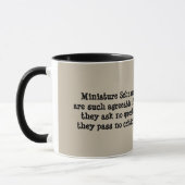 Miniaturschnauzer-Tasse Tasse (Links)