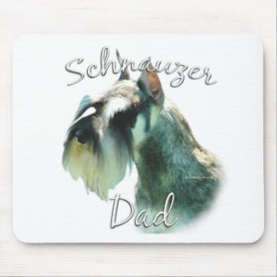 Miniaturschnauzer-Vater 2 Mousepad