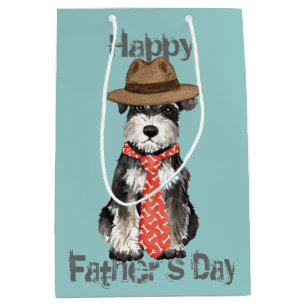 Miniaturschnauzer-Vater Mittlere Geschenktüte