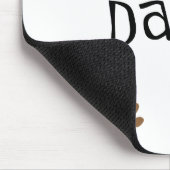 Miniaturschnauzer-Vater Mousepad (Ecke)