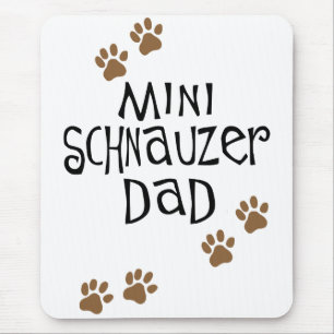 Miniaturschnauzer-Vater Mousepad