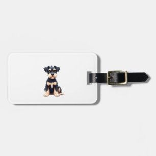 Miniaturschnauzer-Welpe (4) Gepäckanhänger
