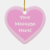 Miniaturschwein-Liebe Keramikornament (Hinten)