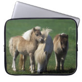 Miniaturstute u. Fohlen 1 Laptopschutzhülle (Vorderseite)