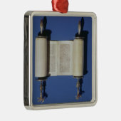 MiniaturTorah Rolle, 1765 Silbernes Ornament (Rechts)