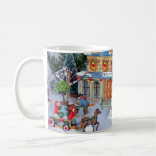 Miniaturweihnachtsdorf Kaffeetasse
