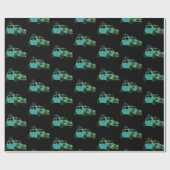 Miniauto-platsches Limones Geschenkpapier (Flach)