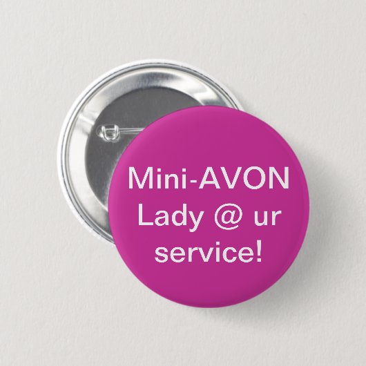 MiniAvon-Damenknopf Button (Vorne & Hinten)