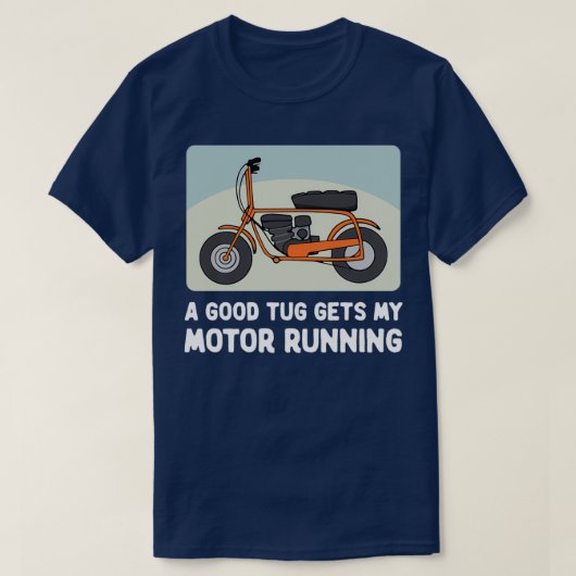 Minibike Ein guter Umarmer bringt meinen Motor zum T-Shirt (Design vorne)