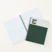 Miniblock-Notizbuch – Blah Blah Blah Notizblock (Innenseite)