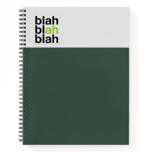 Miniblock-Notizbuch – Blah Blah Blah