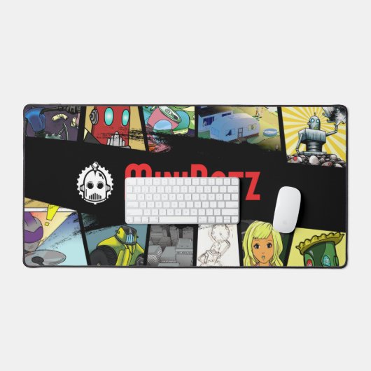 MiniBotz Warzone Pad - Beherrsche das Schlachtfeld Schreibtischunterlage (Tastatur & Maus)