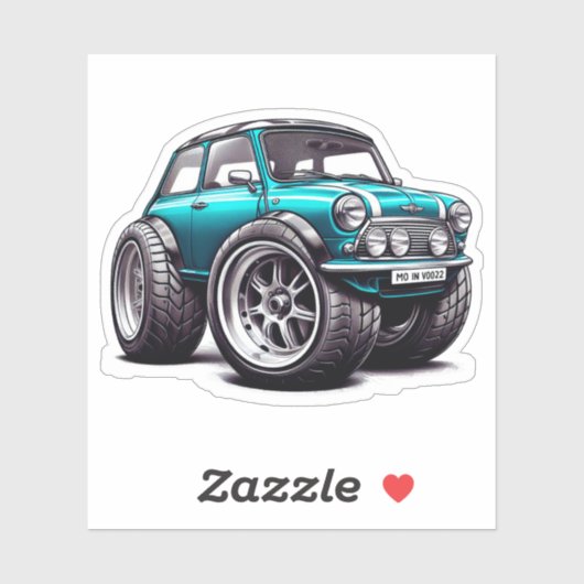 Minicar Aufkleber (Blatt)