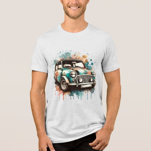 Minicar Tri-Blend Shirt (Vorderseite)