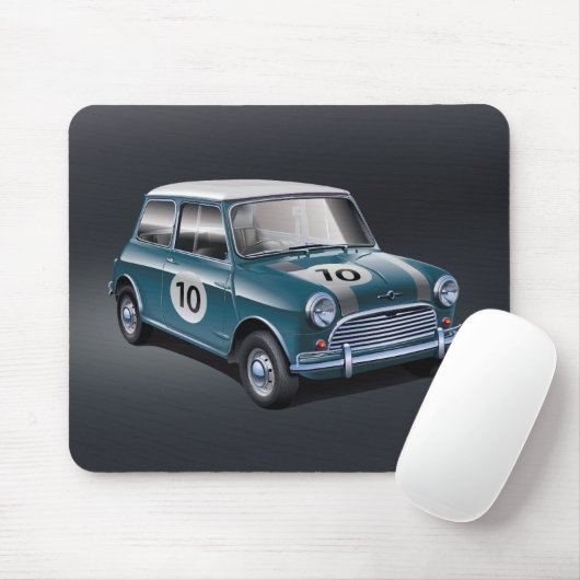 MiniCooper S1 Blau Mousepad (Mit Mouse)