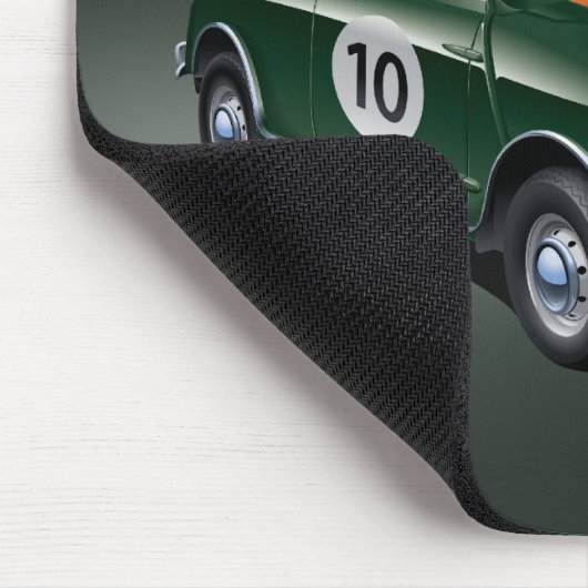 MiniCooper S1 Grün Mousepad (Ecke)