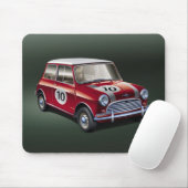 MiniCooper S1 Rot Mousepad (Mit Mouse)