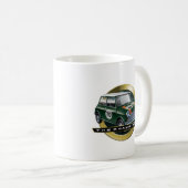 MiniCooper S Grün Kaffeetasse (VorderseiteRechts)