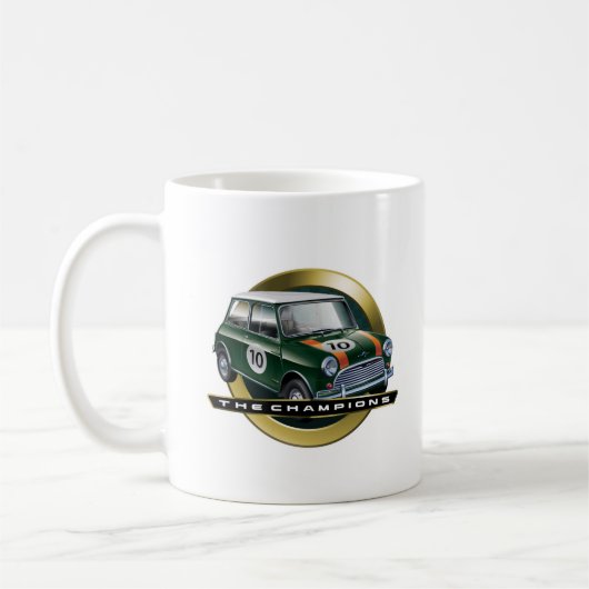 MiniCooper S Grün Kaffeetasse (Links)