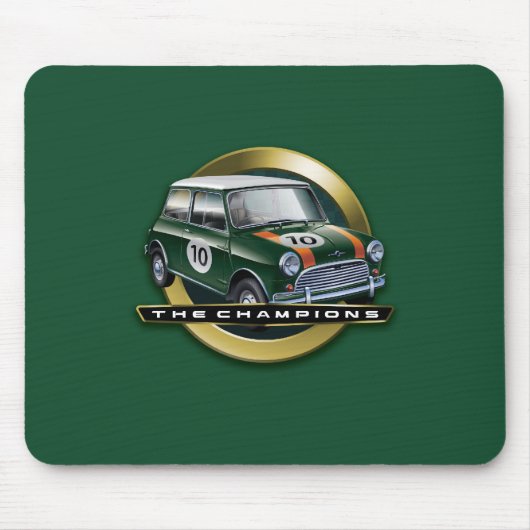 MiniCooper S Grün Mousepad (Vorne)