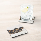 MiniDackel vier Untersetzer (Rechte Seite)