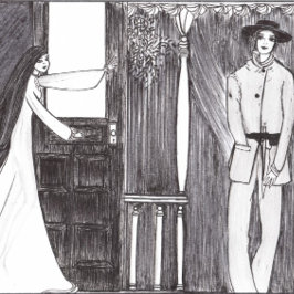 Minie Ball #1 Dreifach Gefaltete Urlaubskarte