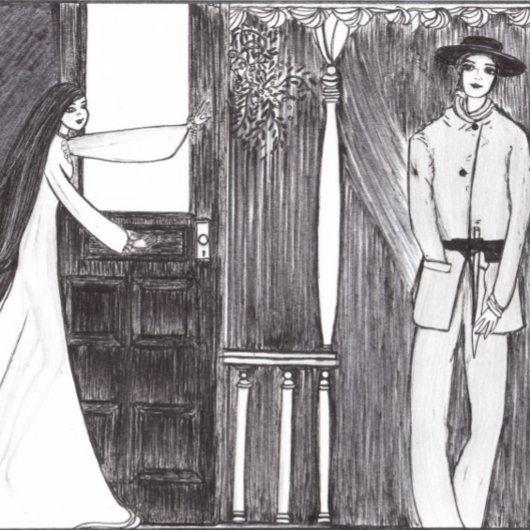 Minie Ball #1 Dreifach Gefaltete Urlaubskarte