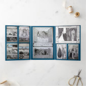 Minie Ball #1 Dreifach Gefaltete Urlaubskarte (Innenseite)