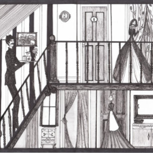 Minie Ball #2 Dreifach Gefaltete Urlaubskarte