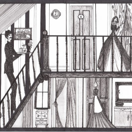 Minie Ball #2 Dreifach Gefaltete Urlaubskarte