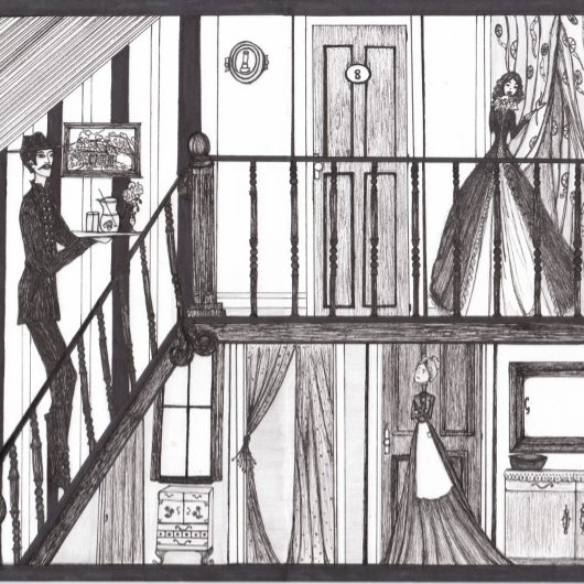 Minie Ball #2 Dreifach Gefaltete Urlaubskarte