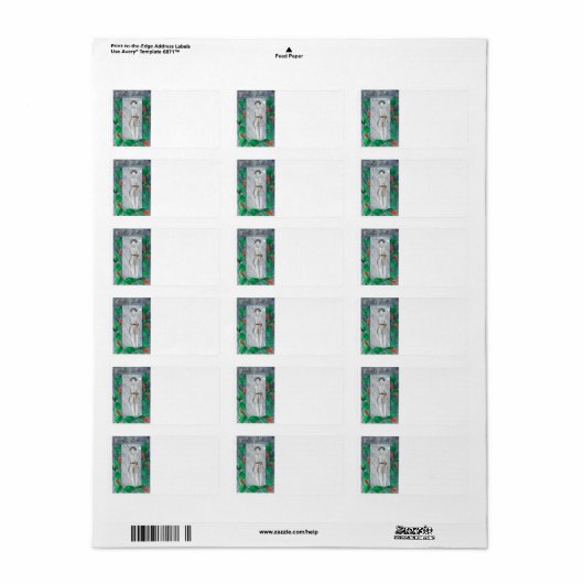 Minie Ball Adressaufkleber (Vorne)