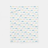Minifassbinder unterwegs - Pastell - Fleecedecke (Vorderseite)
