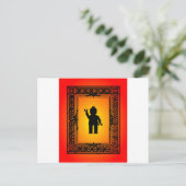 Minifig Parisian Wave by Customization Postkarte (Stehend Vorderseite)