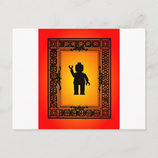 Minifig Parisian Wave by Customization Postkarte (Vorderseite)