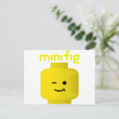 MINIFIG POSTKARTE (Stehend Vorderseite)