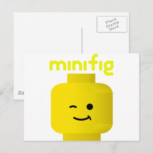 MINIFIG POSTKARTE (Vorne/Hinten)