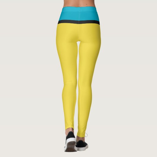 Miniflagge Bahamas-Leggings-| Leggings (Rückseite)
