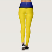 Miniflagge Barbados-Leggings-| Leggings (Rückseite)