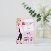 MiniFlyer-Karte für Visitenkarte (Stehend Vorderseite)