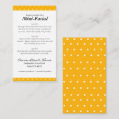 Minigesichtsanweisungskarten Visitenkarte (Vorne/Hinten)