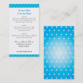 Minigesichtsanweisungskarten Visitenkarte (Vorne/Hinten)