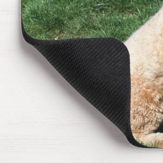 MiniGoldendoodle Welpe mousepad (Ecke)