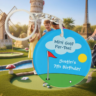 Minigolf-Geburtstagsfeier-Schlüsselanhänger-Gesche Schlüsselanhänger