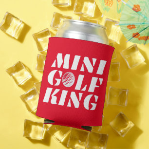 Minigolf King Minigolfer Champion Gewinner Dosenkühler