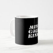 Minigolf King Minigolfer Champion Gewinner Kaffeetasse (Vorderseite Links)